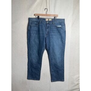 Red Head Brand Co Mens Straight Leg Jeans Medium Wash Blue Denim 42x32